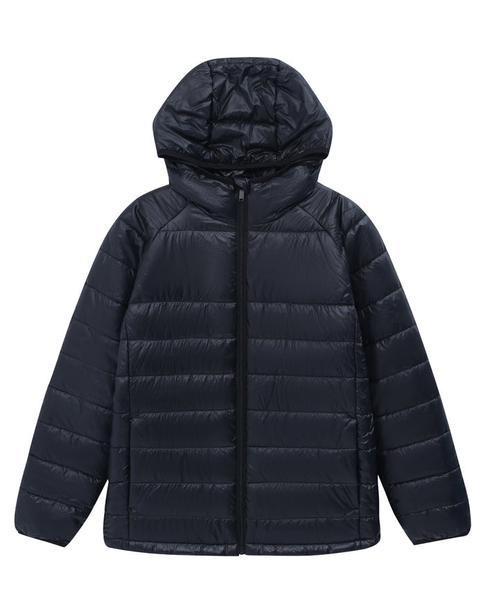 Winning Spirit Kids Sustainable Lightweight Hooded Puffer Jacket JK67K
