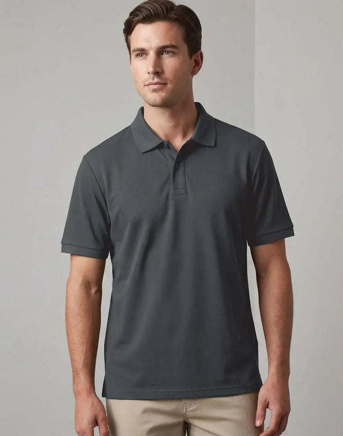 Winning Spirit Men's Classic Cotton/Poly Pique Polo Shirt PS15