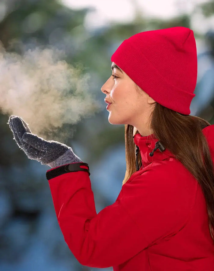 Winning Spirit Roll Up Knit Beanie CH61 Metro Workwear.