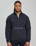 Winning Spirit Unisex Premium Fleece Half Zip Work Sweat Shirt FL15 Winning Spirit