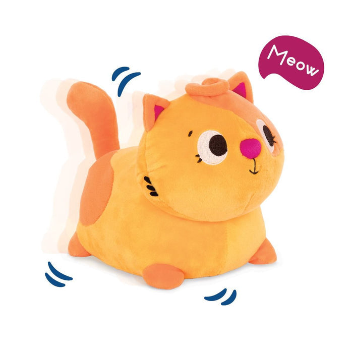 Interactive cat plushie