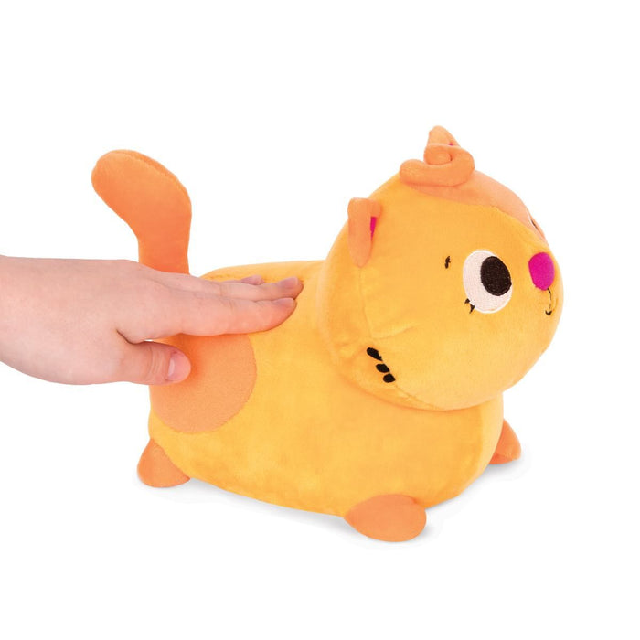 Interactive cat plushie