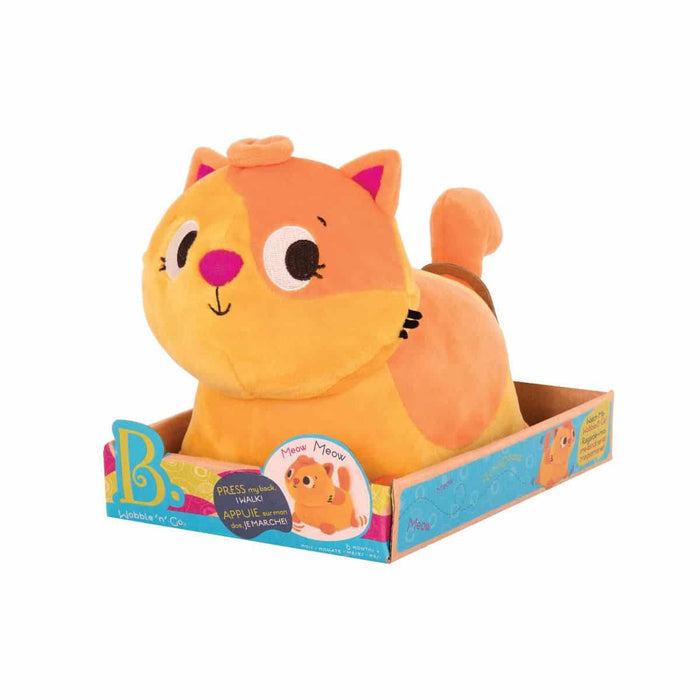 Interactive cat plushie