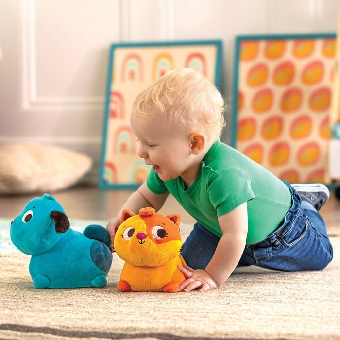 Interactive dog plushie
