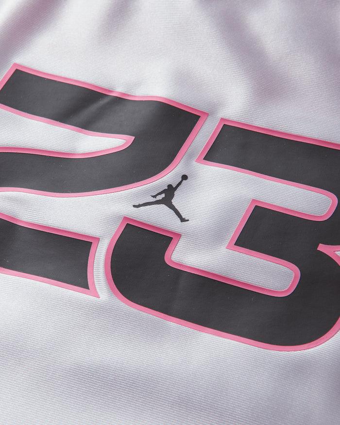 Nike Jordan Jordan Flight Women's Short-Sleeve Jersey White/Pinksicle/Black T-Shirts Shortsleeve IF1157-100
