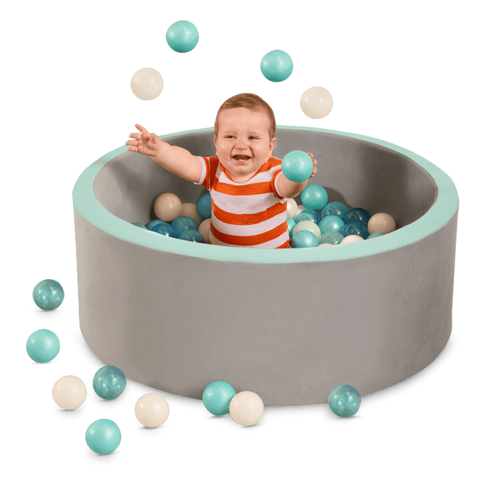 Soft foam ball pit for toddlers, indoor active play toy