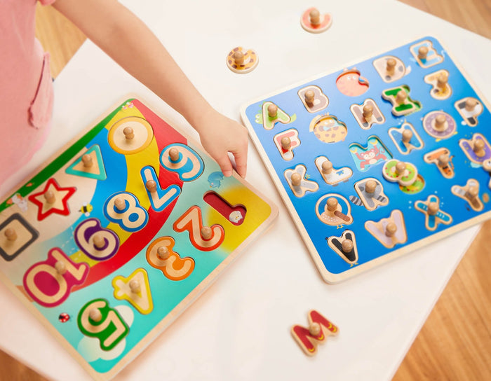 2 learning puzzles for kids.