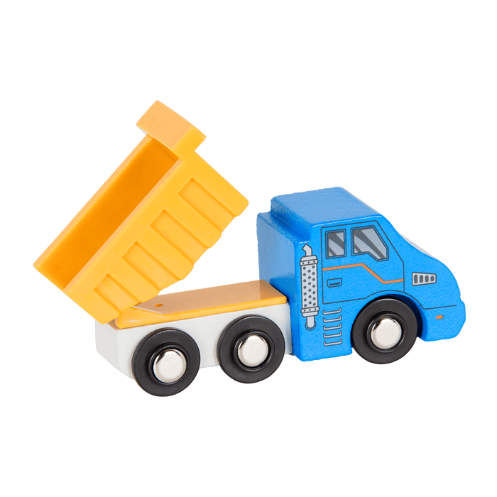 Miniature wooden vehicles Set 2 complete