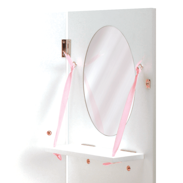 Wooden Wardrobe Closet for 18-inch Dolls