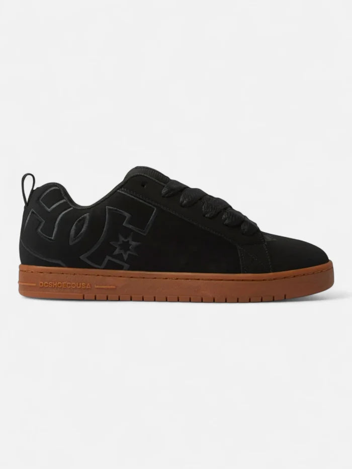 Zapatillas Dc Court Graffik Negro Marrón