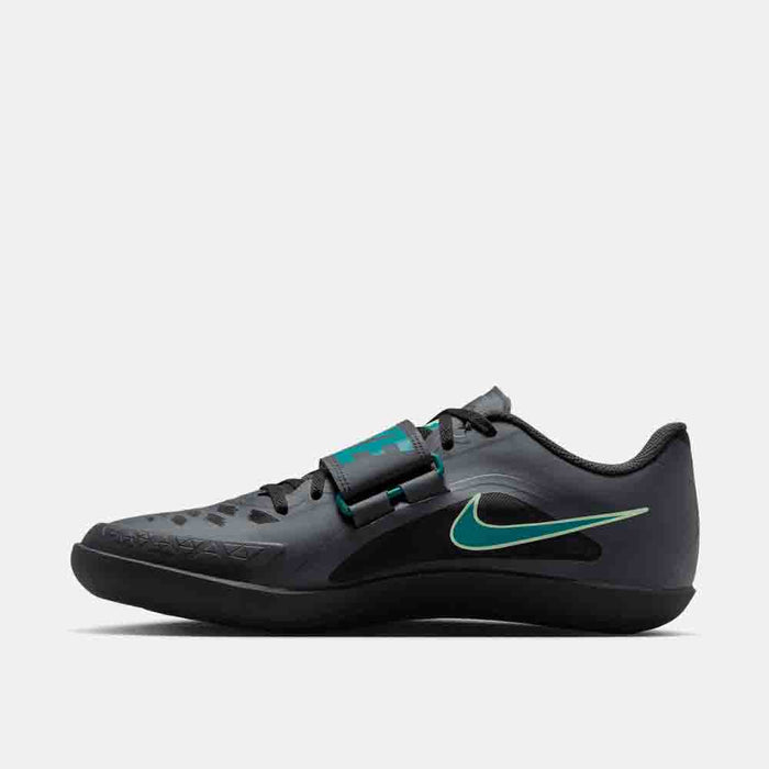 Side medial view of the Nike Zoom Rival SD 2 Throwing Shoes.